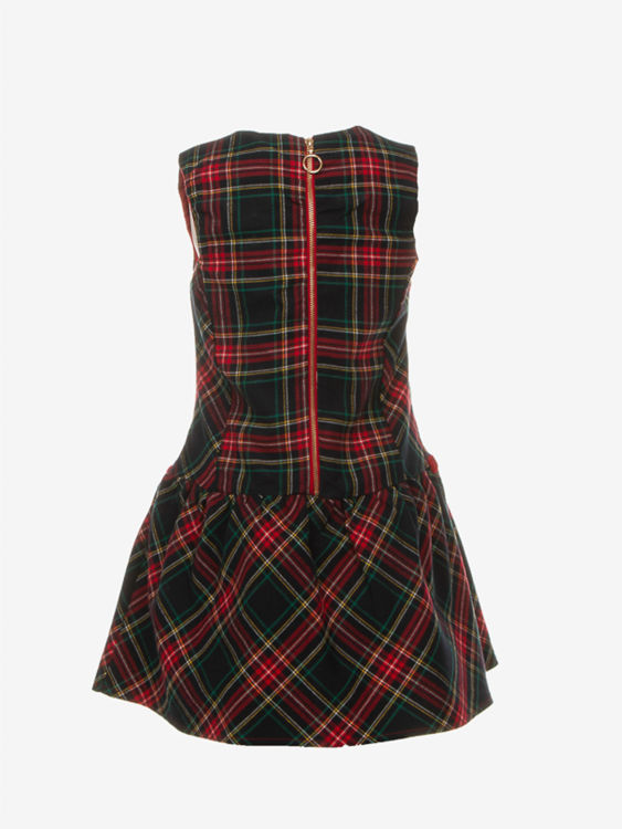 Picture of C2684- GIRLS WINTER CHECKED DRESS (4-16 YEARS)